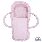 Infant Moses Basket Flower Print | Little Darling
