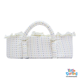 Infant Moses Basket Dot Print | Little Darling