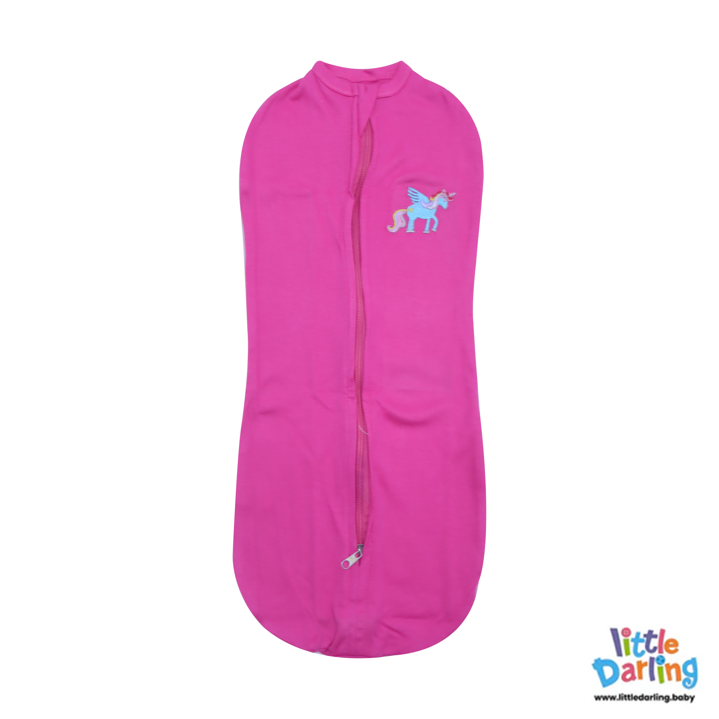 Baby Peanut Swaddle Unicorn & Star Print by Little Darling