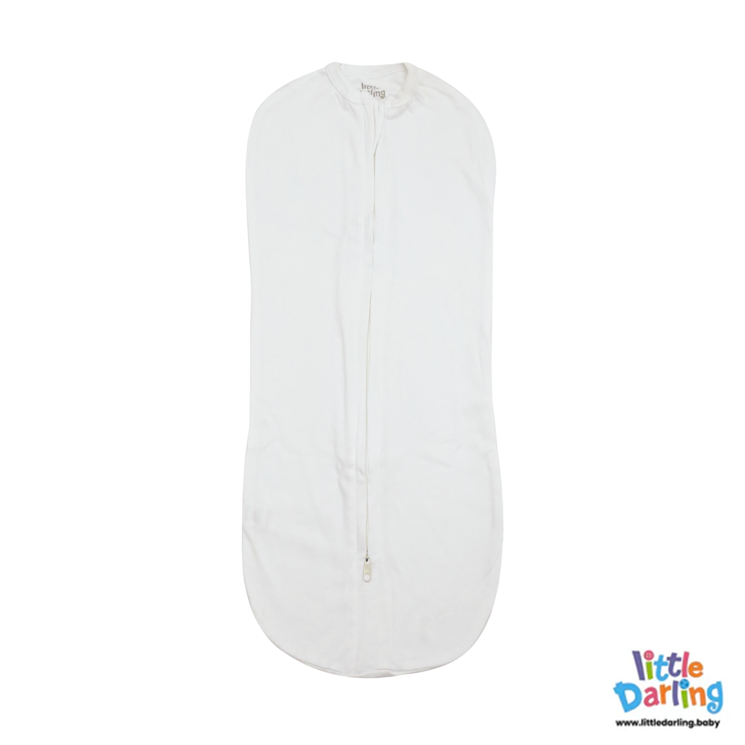 Baby Peanut Swaddle White Color by Little Darling