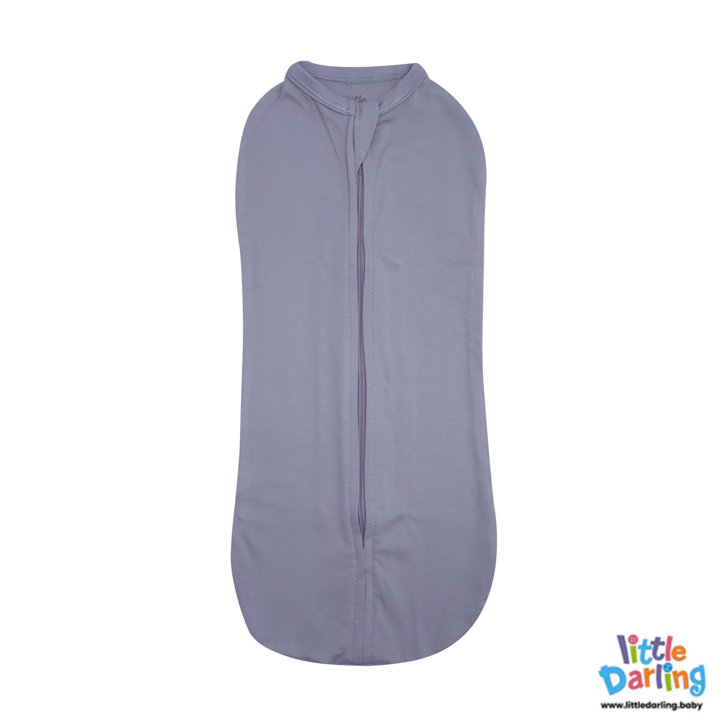 Baby Peanut Swaddle Sky Blue & Grey Color by Little Darling