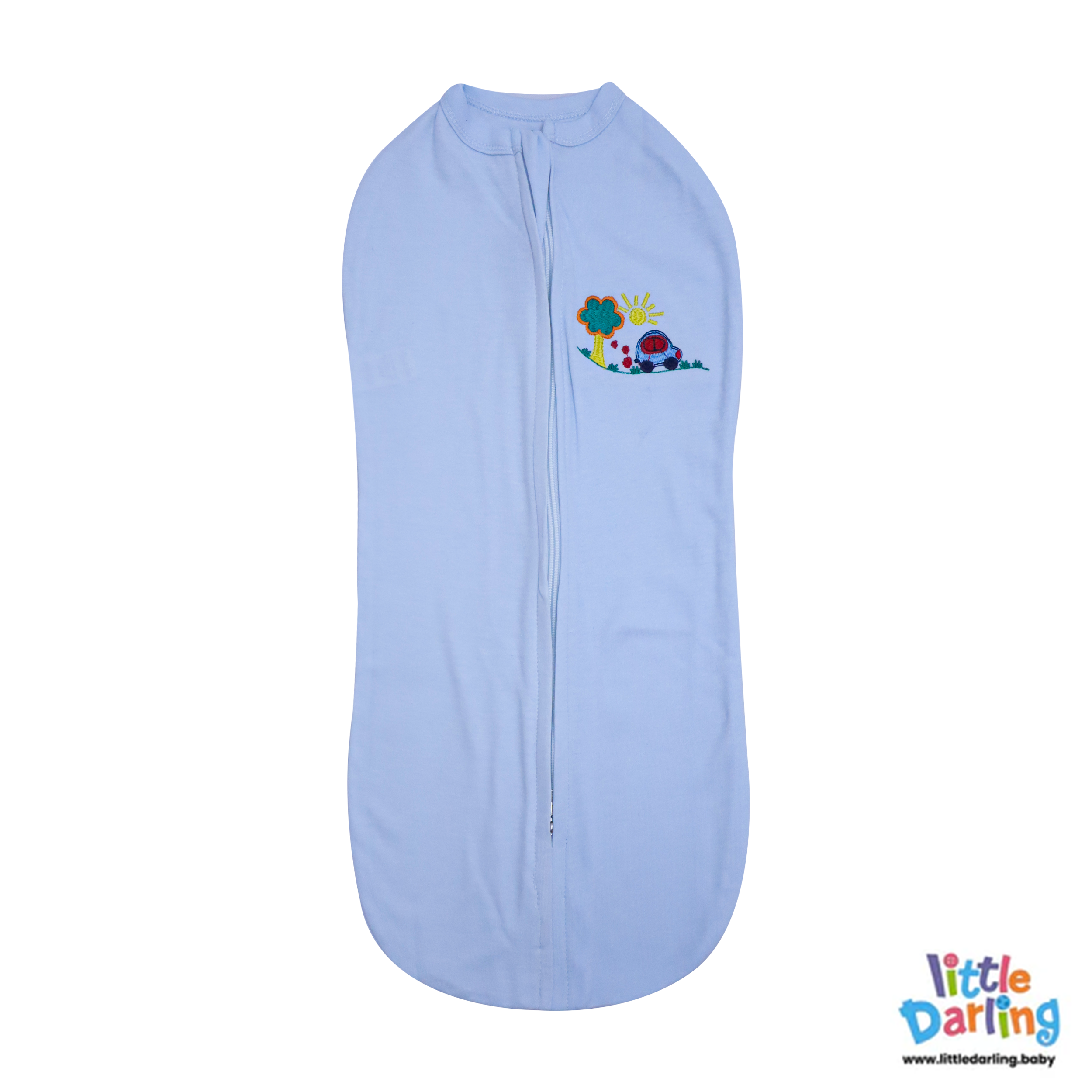 Baby Peanut Swaddle Car Embroidery by Little Darling