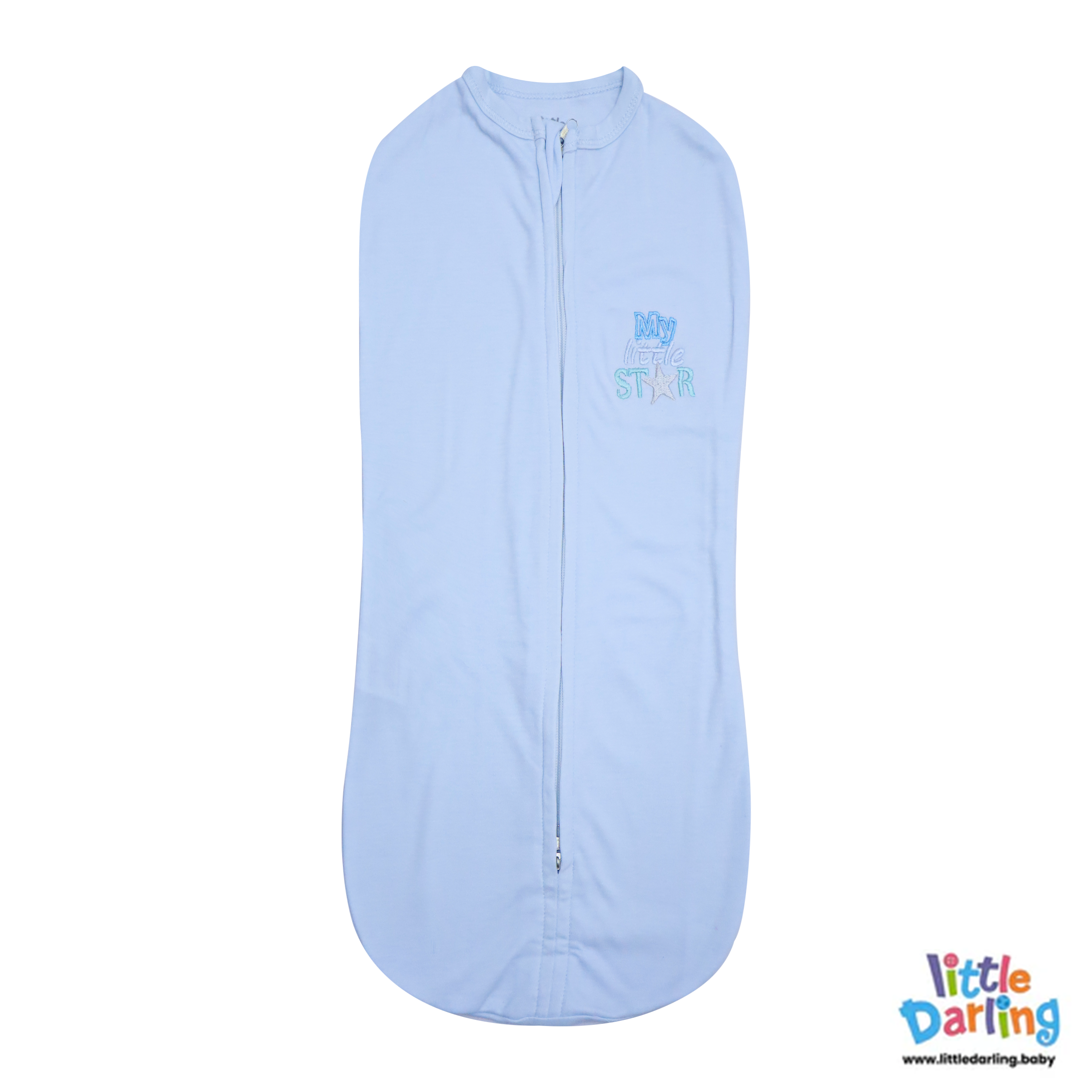 Baby Peanut Swaddle My Little Star Embroidery by Little Darling