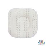 Baby Hooded Carry nest Beige Stitch Line Print | Little Darling