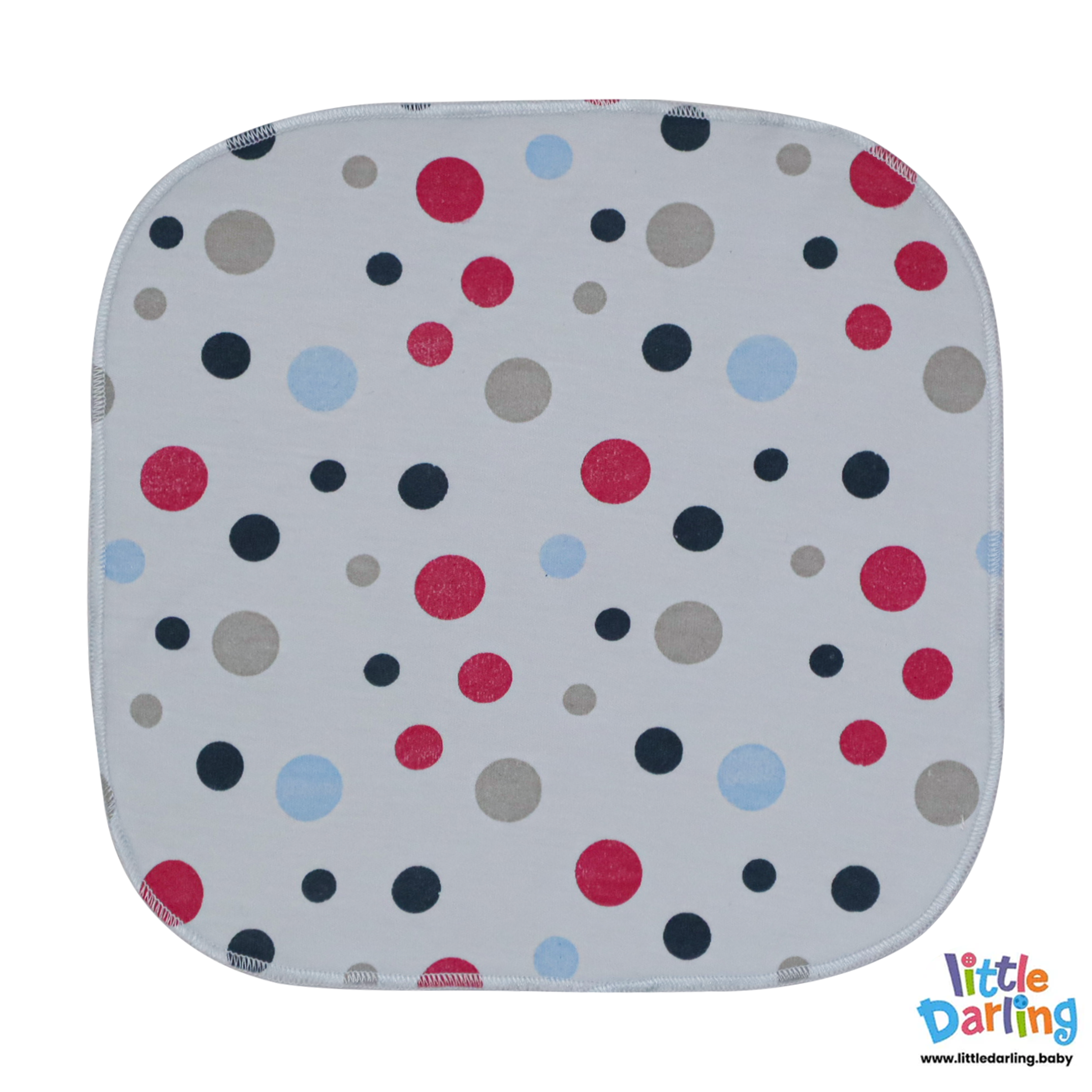 Baby Wash Cloth Pack of 5 Multi Print by Little Darling