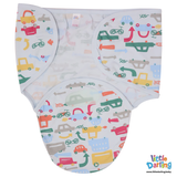 Infant Wrap a Round Car & Bus Print | Little Darling