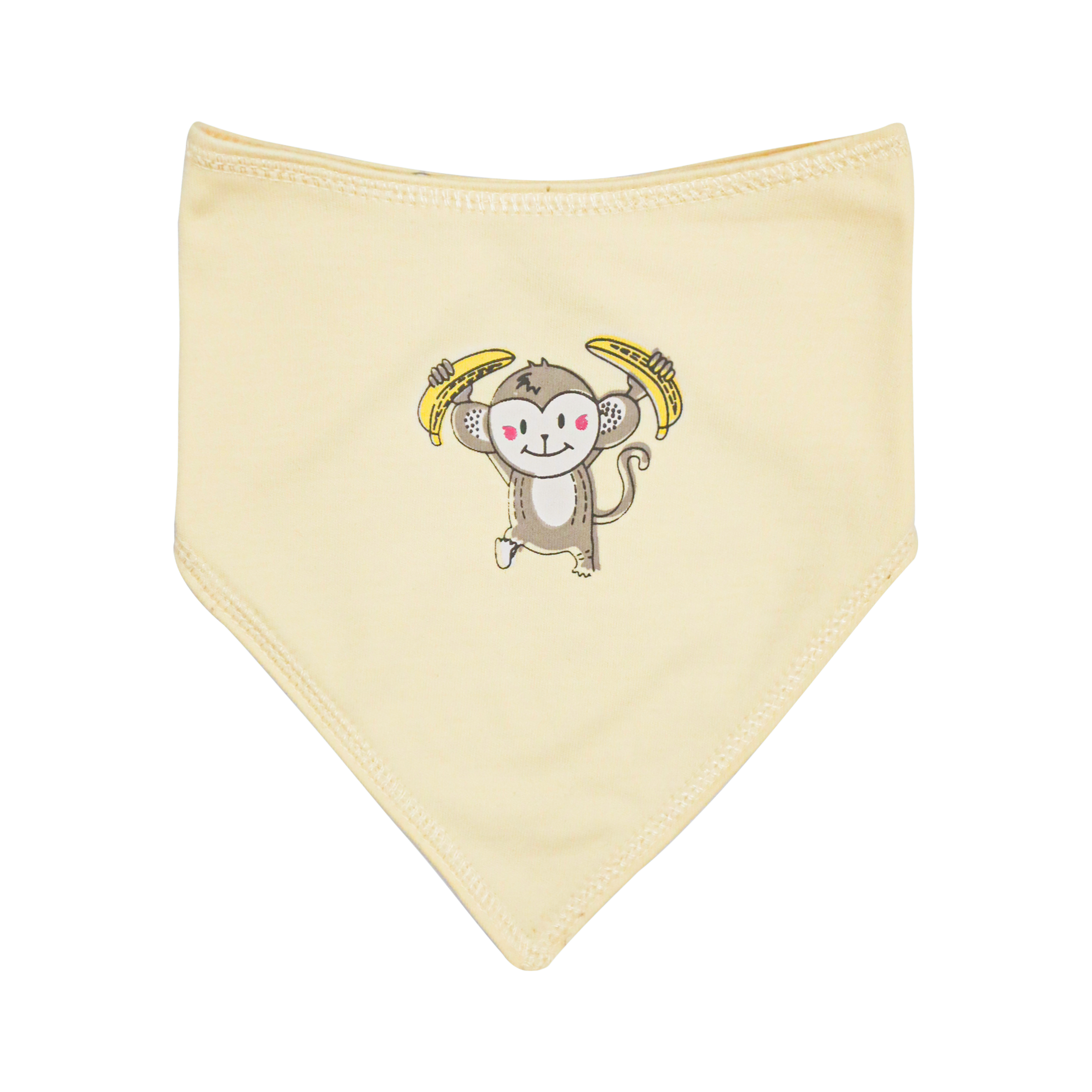 Baby Bibs Monkey Print Pack of 1 by Little Darling