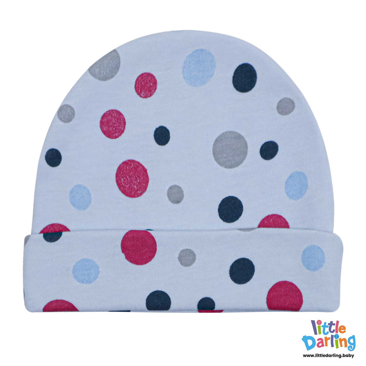 Baby Regular Cap Polka Dot | Little Darling Price in Pakistan