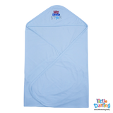 Baby Hooded Wrapping Sheet My Little Star Embroidery | Little Darling