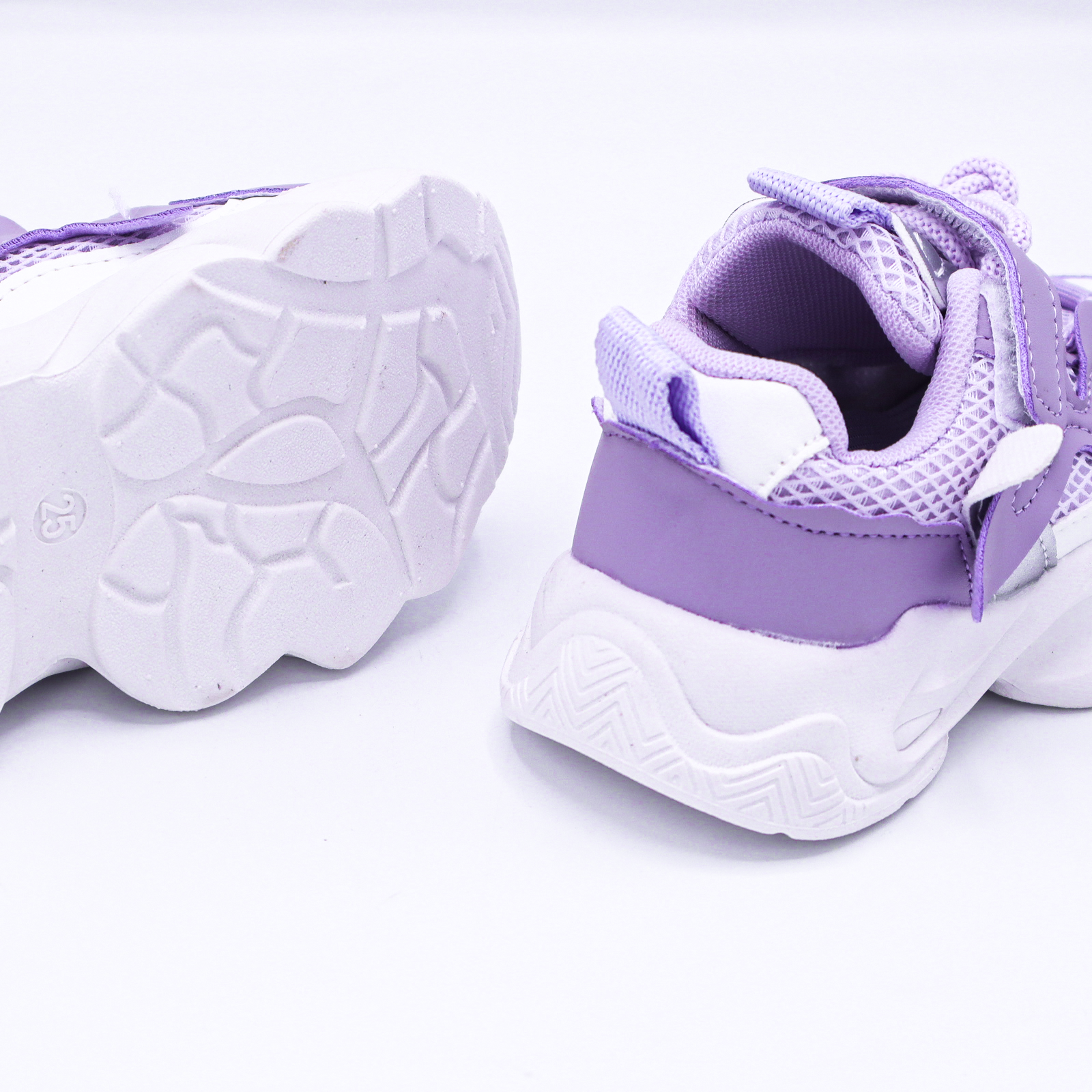 Baby Girls Purple Chunky Sneakers