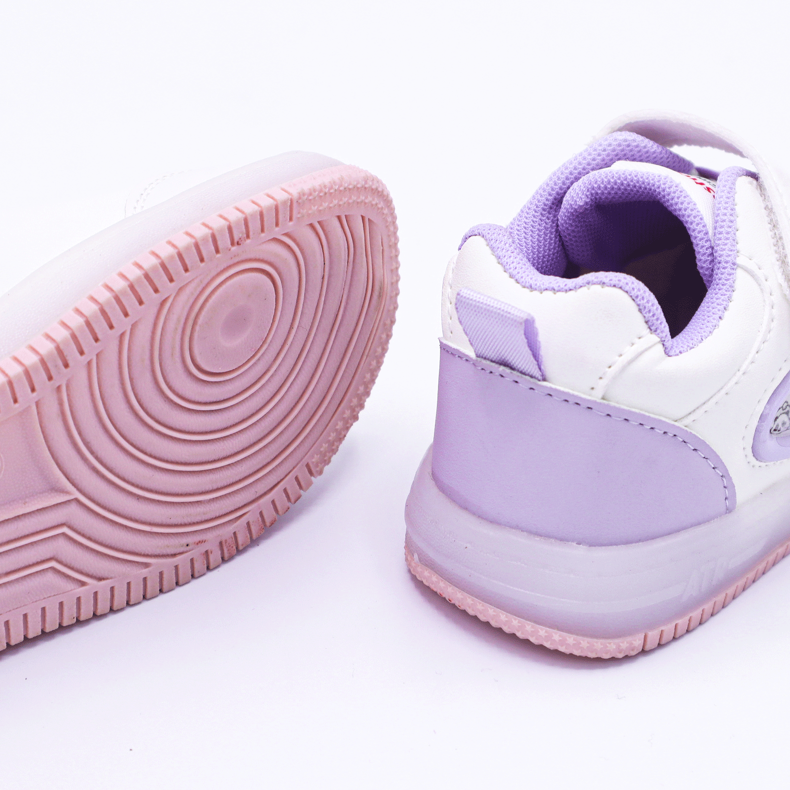 Cute Panda Kids Sneakers with Velcro Strap