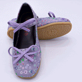 Kids Floral Ballet Flat Shoes with Bow