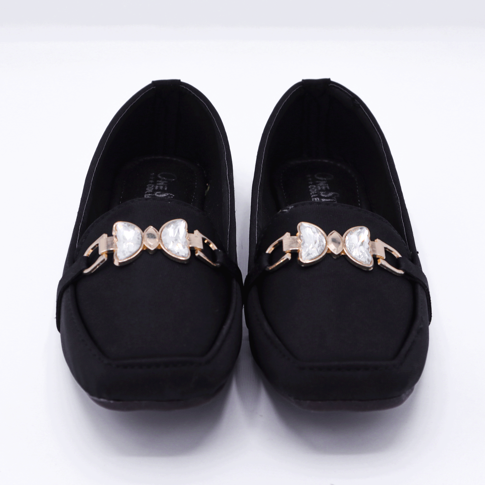 Girls Fancy Butterfly Pumps Black (Copy)