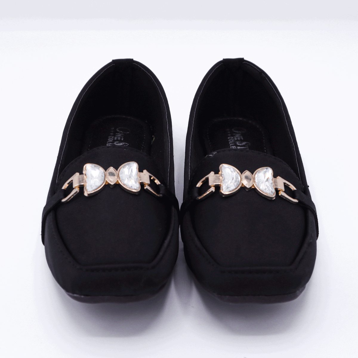 Girls Fancy Butterfly Pumps Black