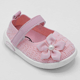 Cute Pink Flower Mary Jane Shoes