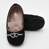 Girls Black Fancy Mary Jane Shoes