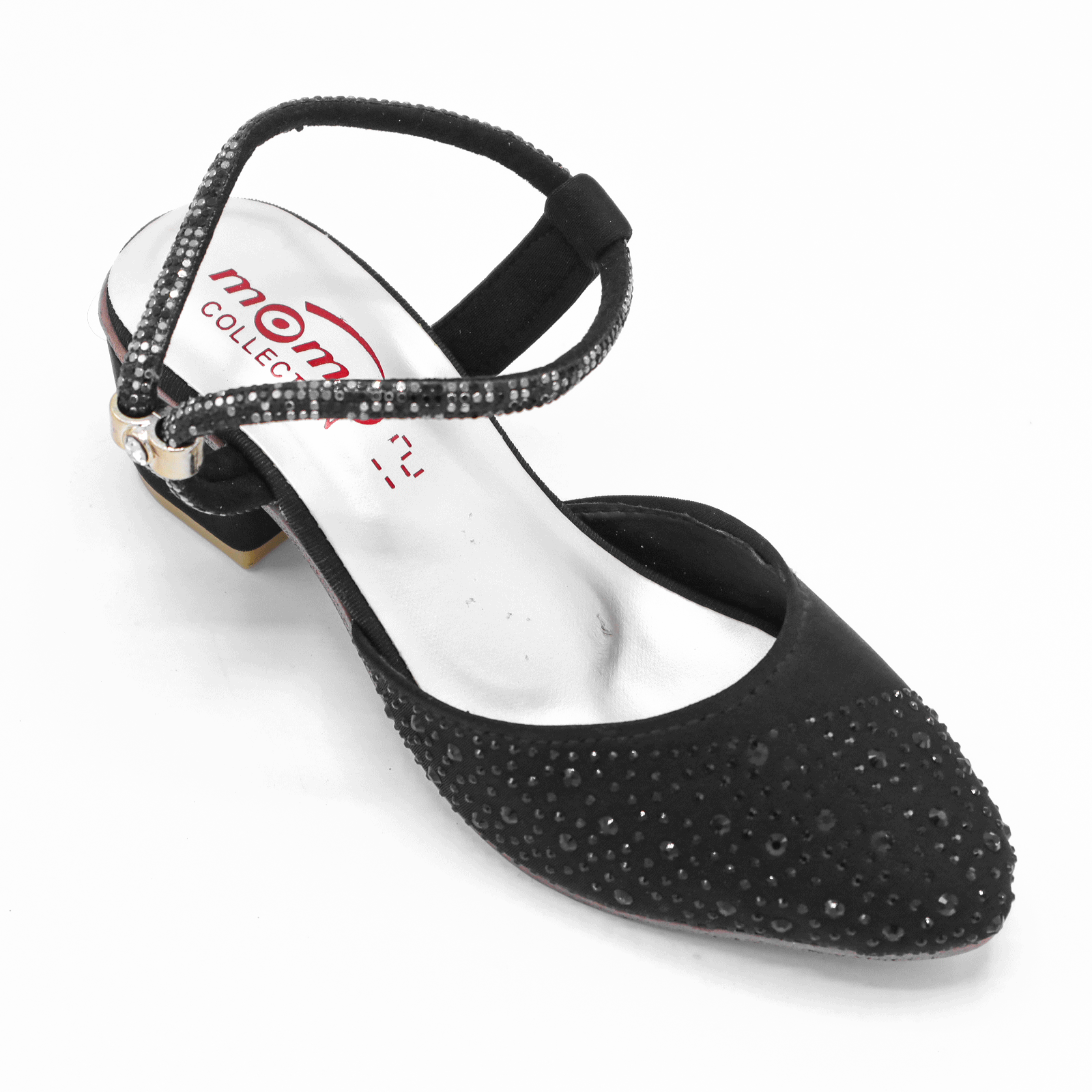 Girls Sandals block Heels Black