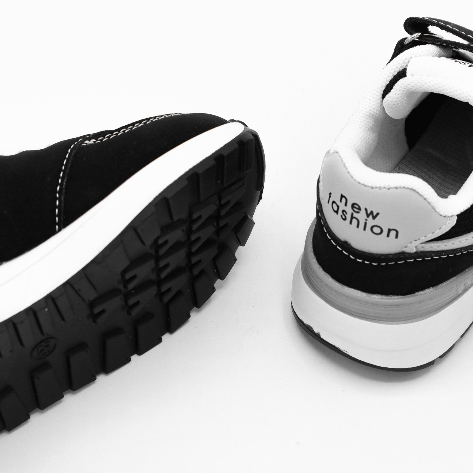 Black Velcro Sneakers