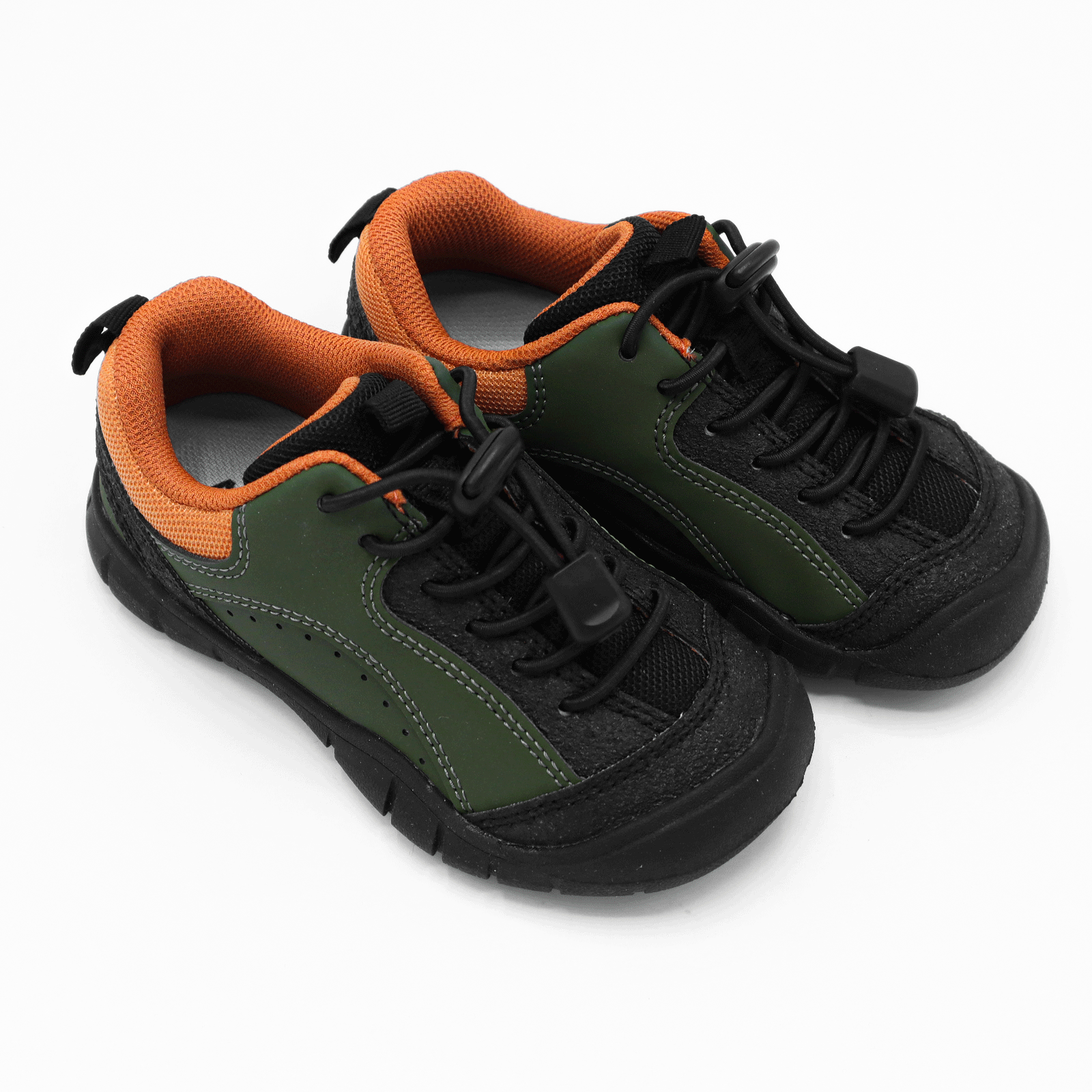 Kids Sports Shoes Green and Black