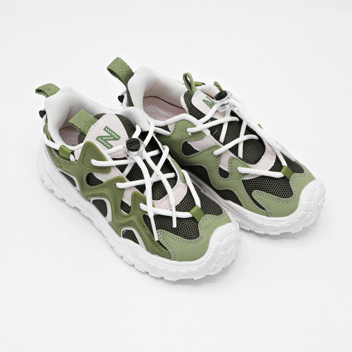 Sporty Sneaker Green & White