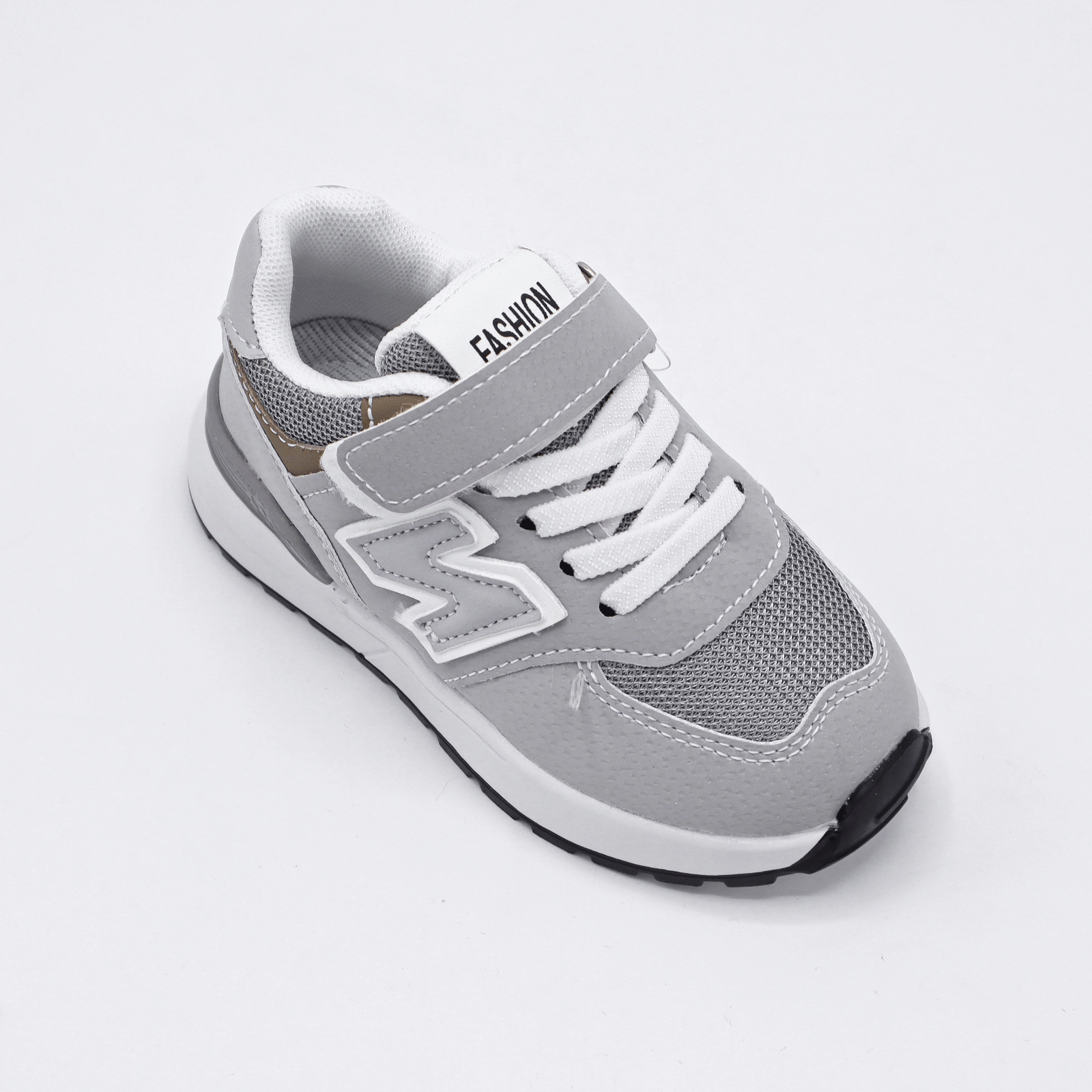 Kids Grey Casual Sneakers