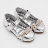 Girls White Bow Mary Jane Shoes