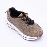 Kids Sport Sneakers Brown
