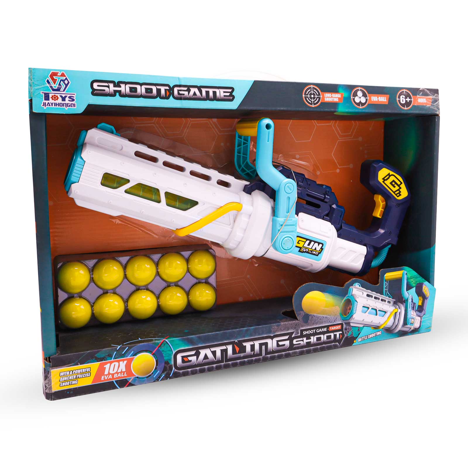 Gatling EVA Ball Blaster Toy