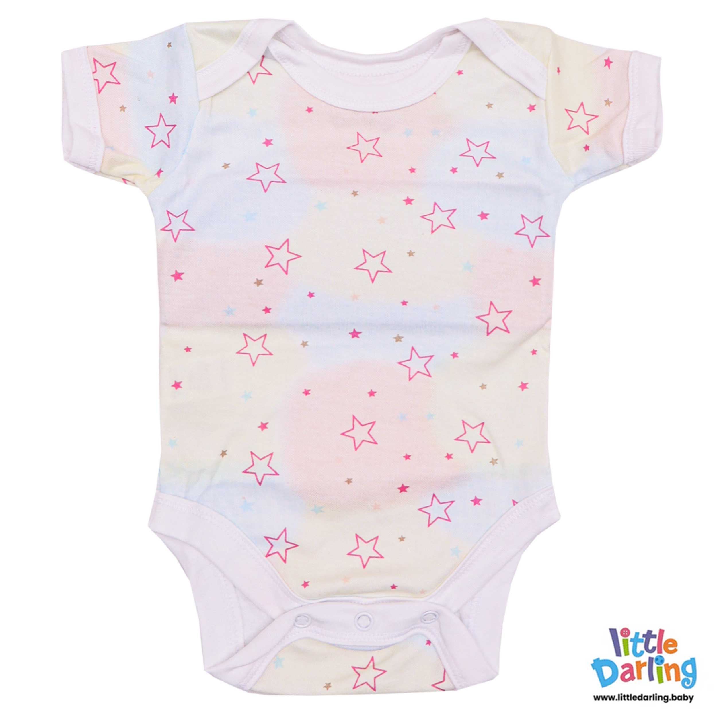 Bodysuit Short Sleeves Pk Of 3 Unicorn by Little Darling