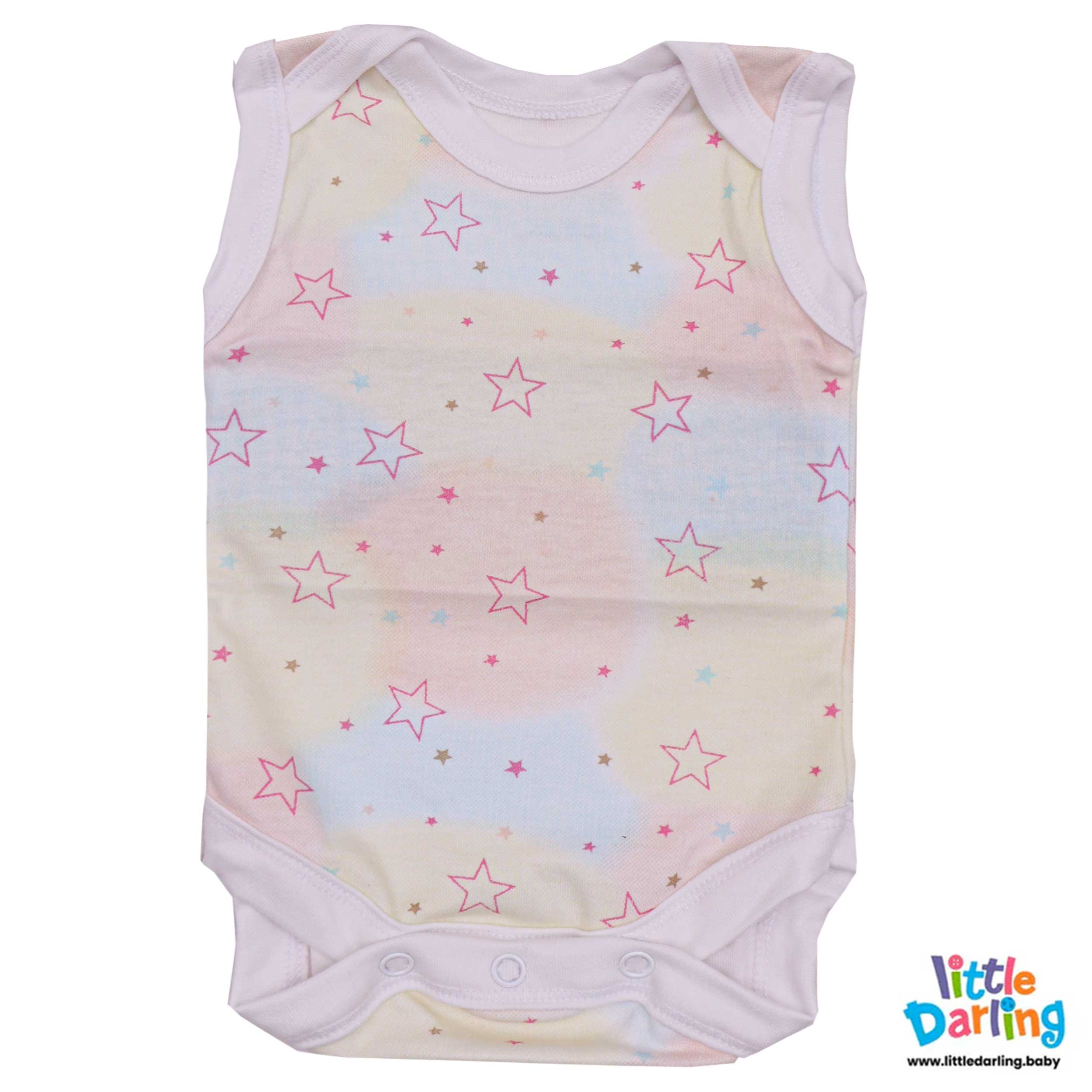 Bodysuit Pk Of 3 Sleeveless Unicorn by Little Darling