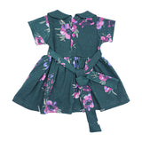 Baby Girl Dress Floral Belted | Little Darling