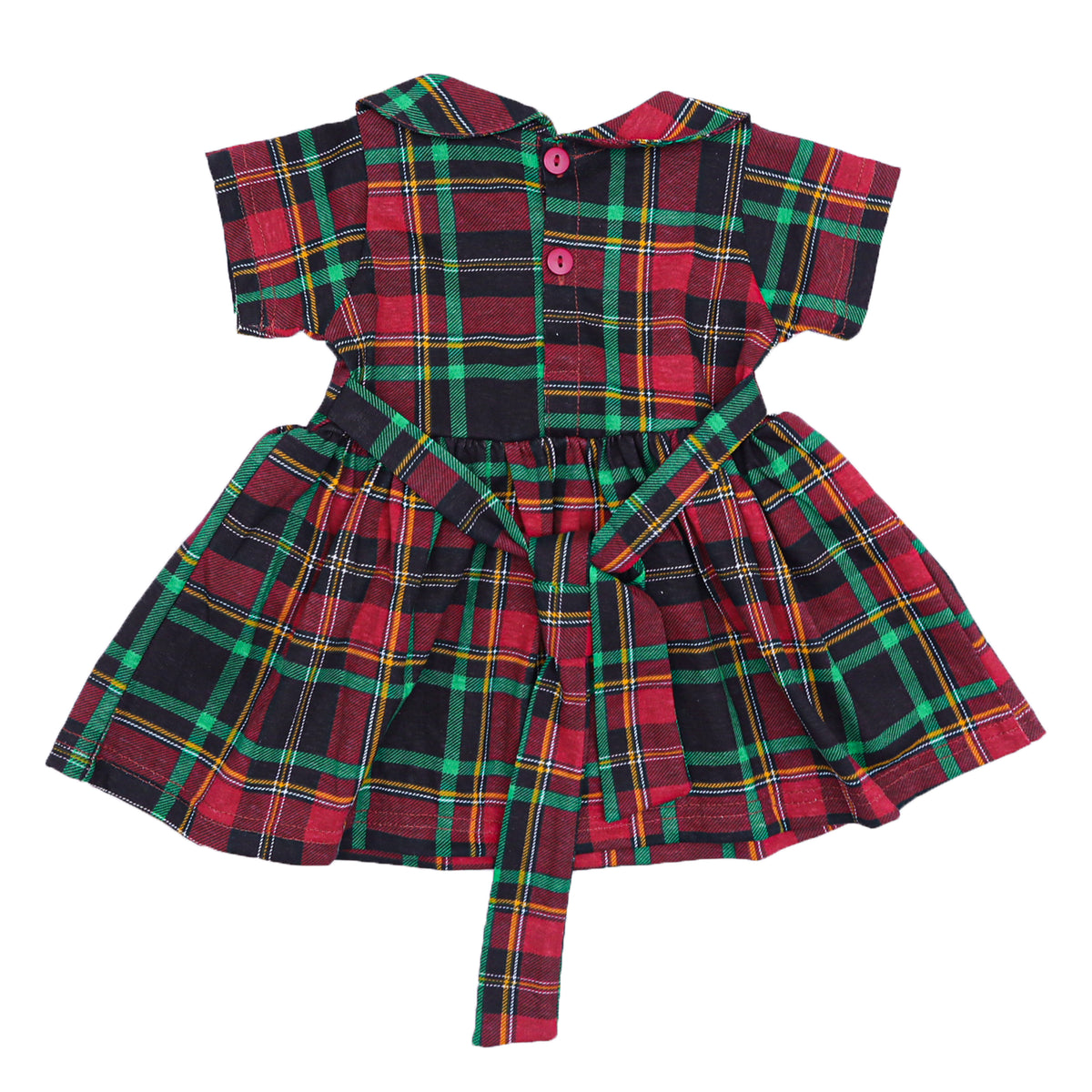 Baby Girl Dress Floral Belted | Little Darling