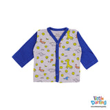 Baby Night Suit Animal Print Blue | Little Darling