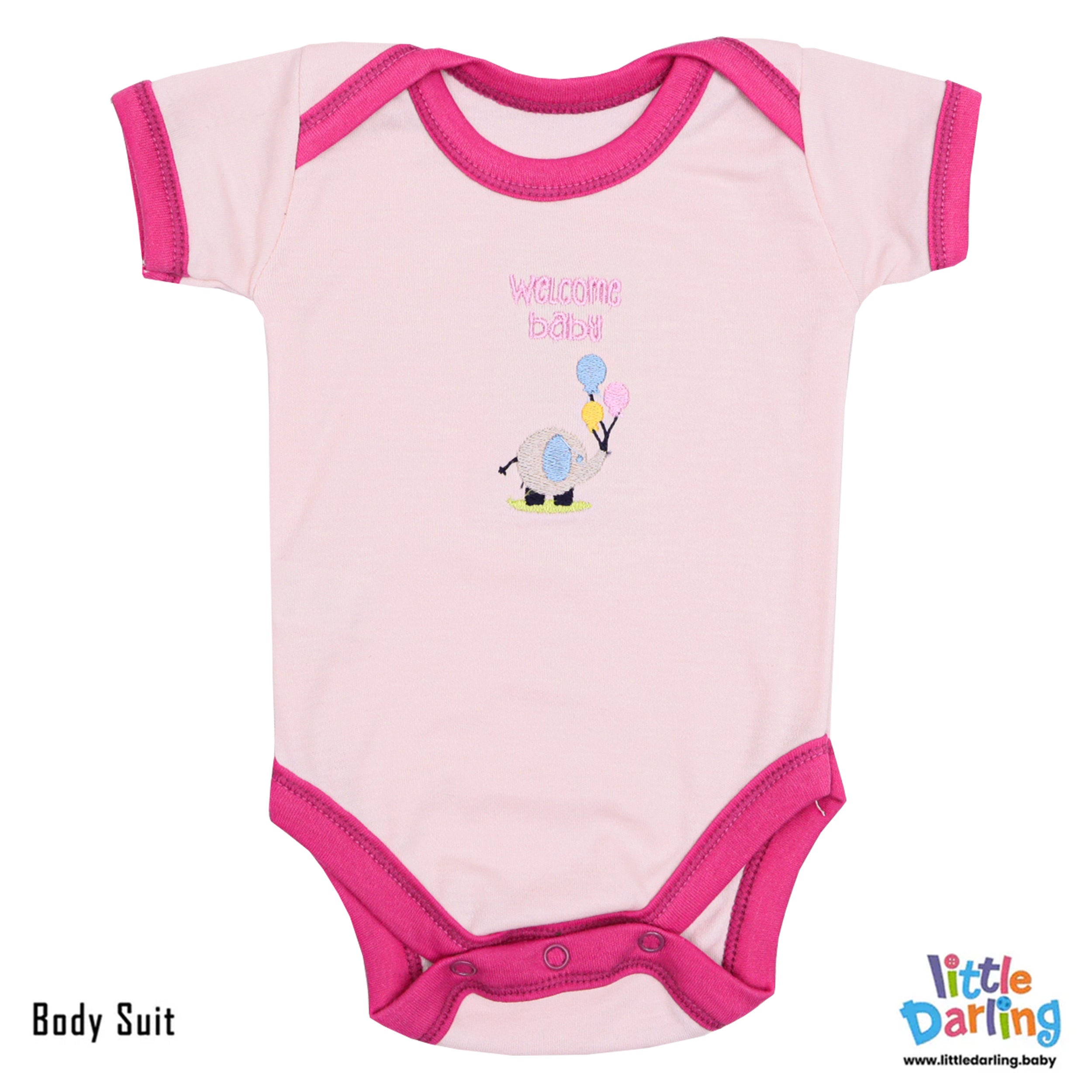 8 Pcs Gift set Polka Dot Print Pink Color by Little Darling