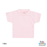 8 Pcs Gift set Polka Dot Print Pink Color | Little Darling