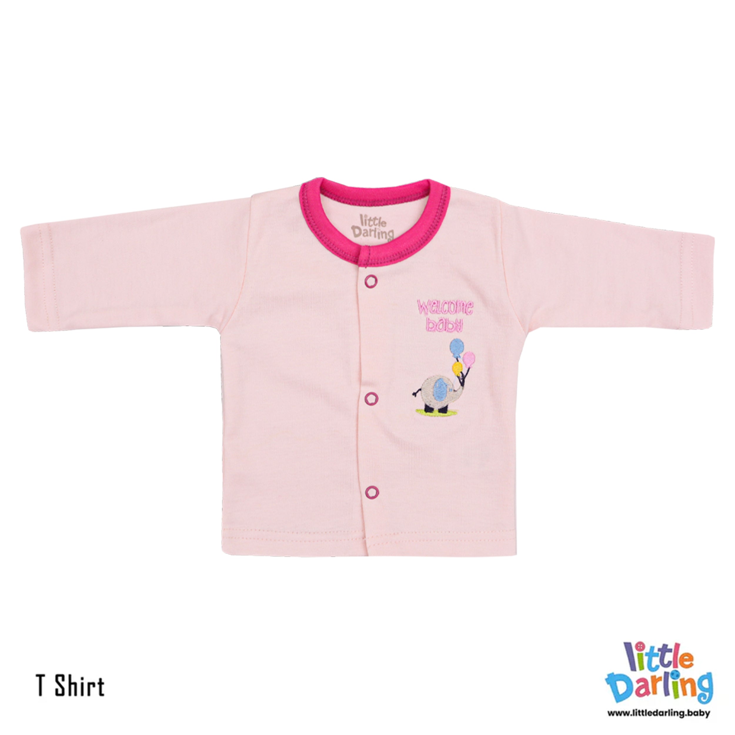 8 Pcs Gift set Polka Dot Print Pink Color by Little Darling