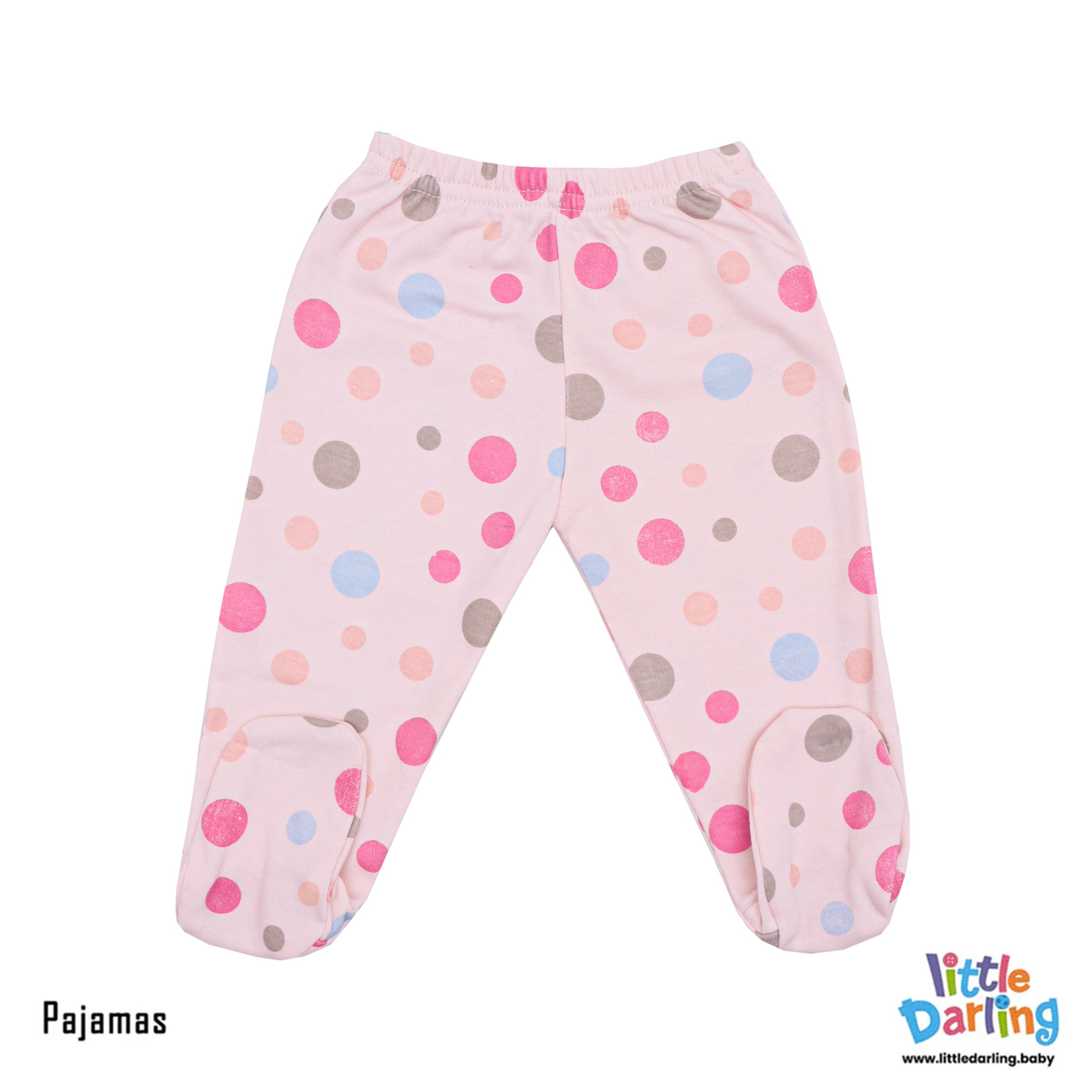 8 Pcs Gift set Polka Dot Print Pink Color by Little Darling