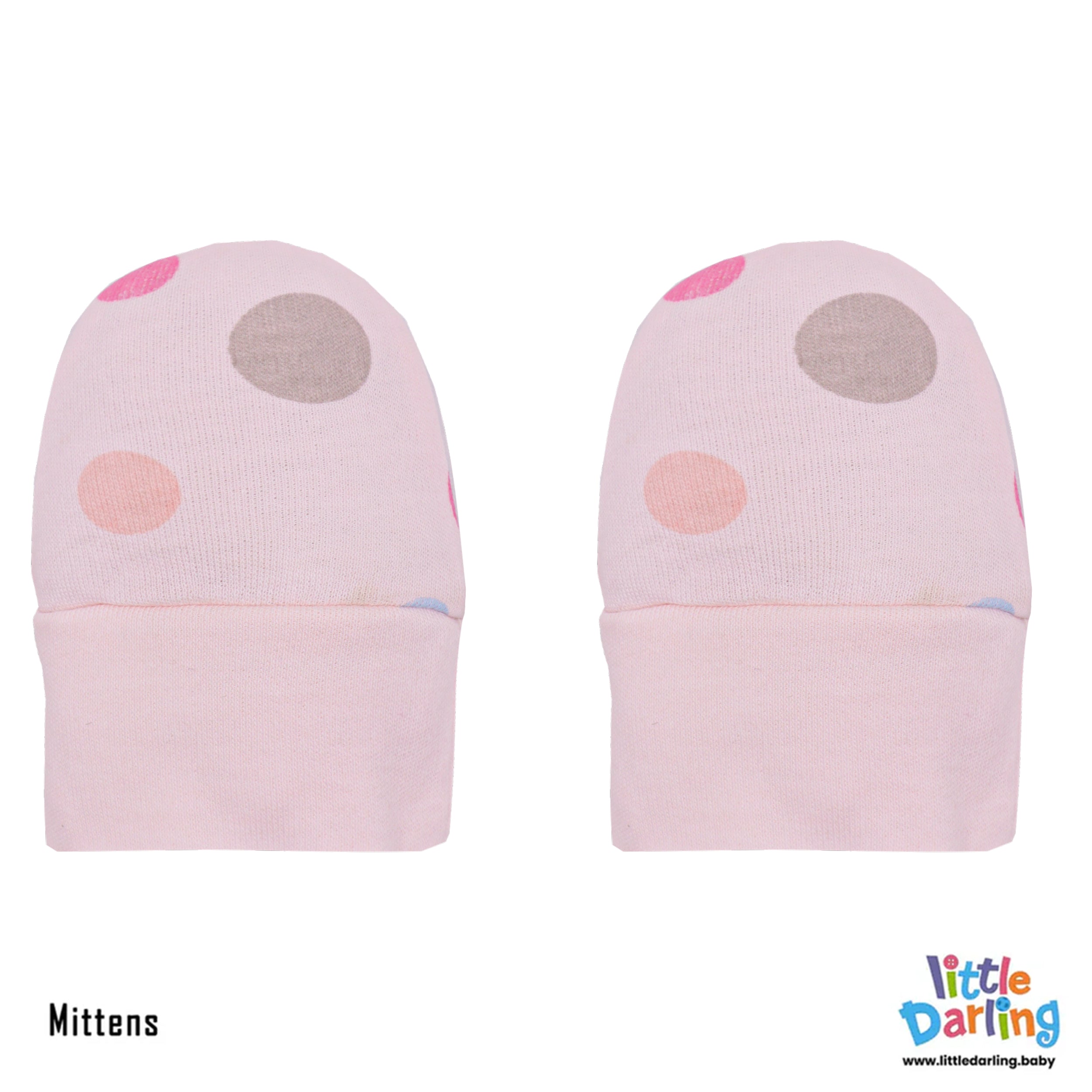 8 Pcs Gift set Polka Dot Print Pink Color by Little Darling