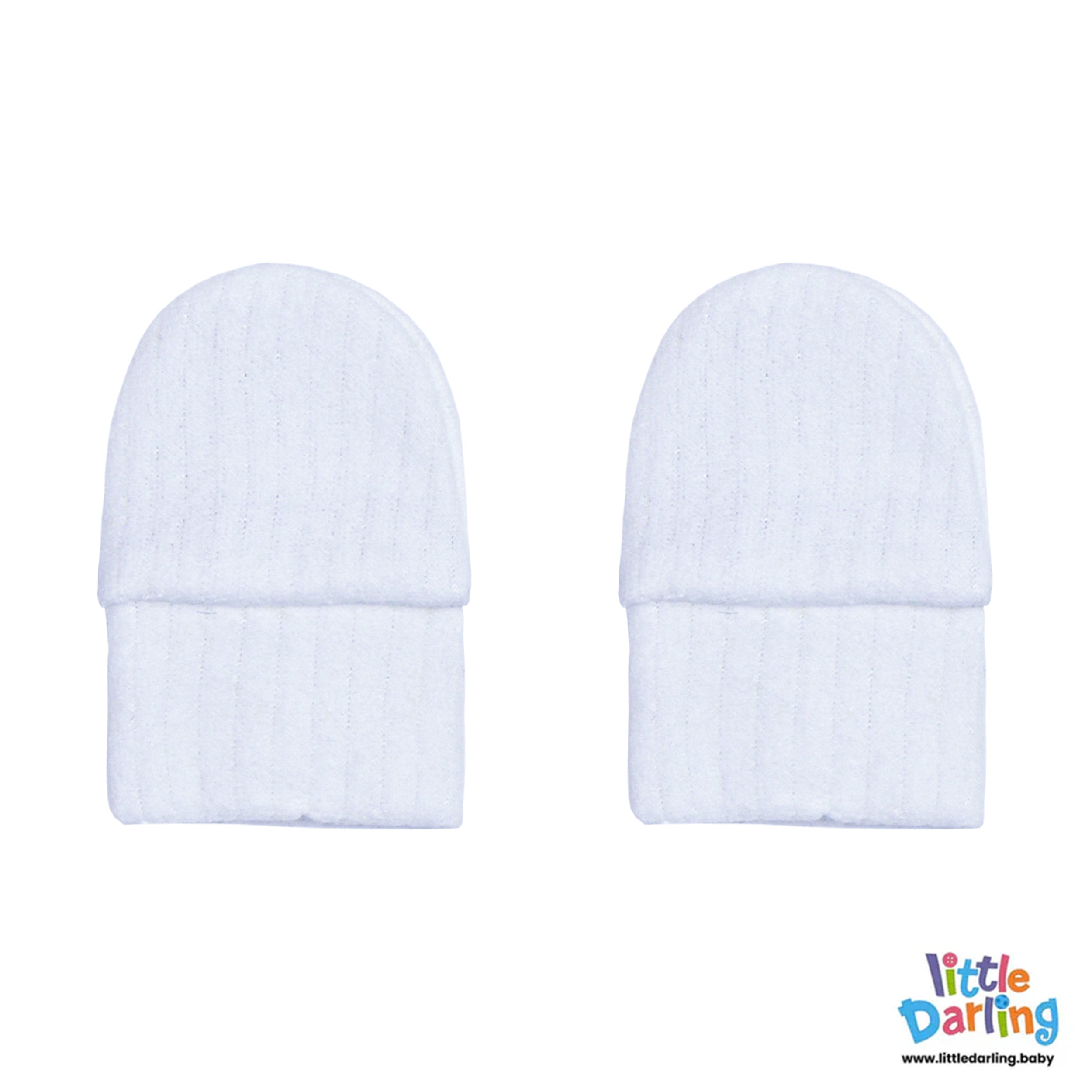 4 Pcs Newborn Gift Set White Color by Little Darling