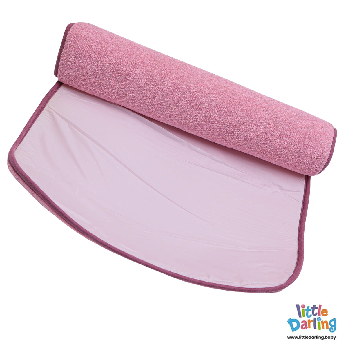 Baby Changing Sheet Waterproof Pink Color | Little Darling