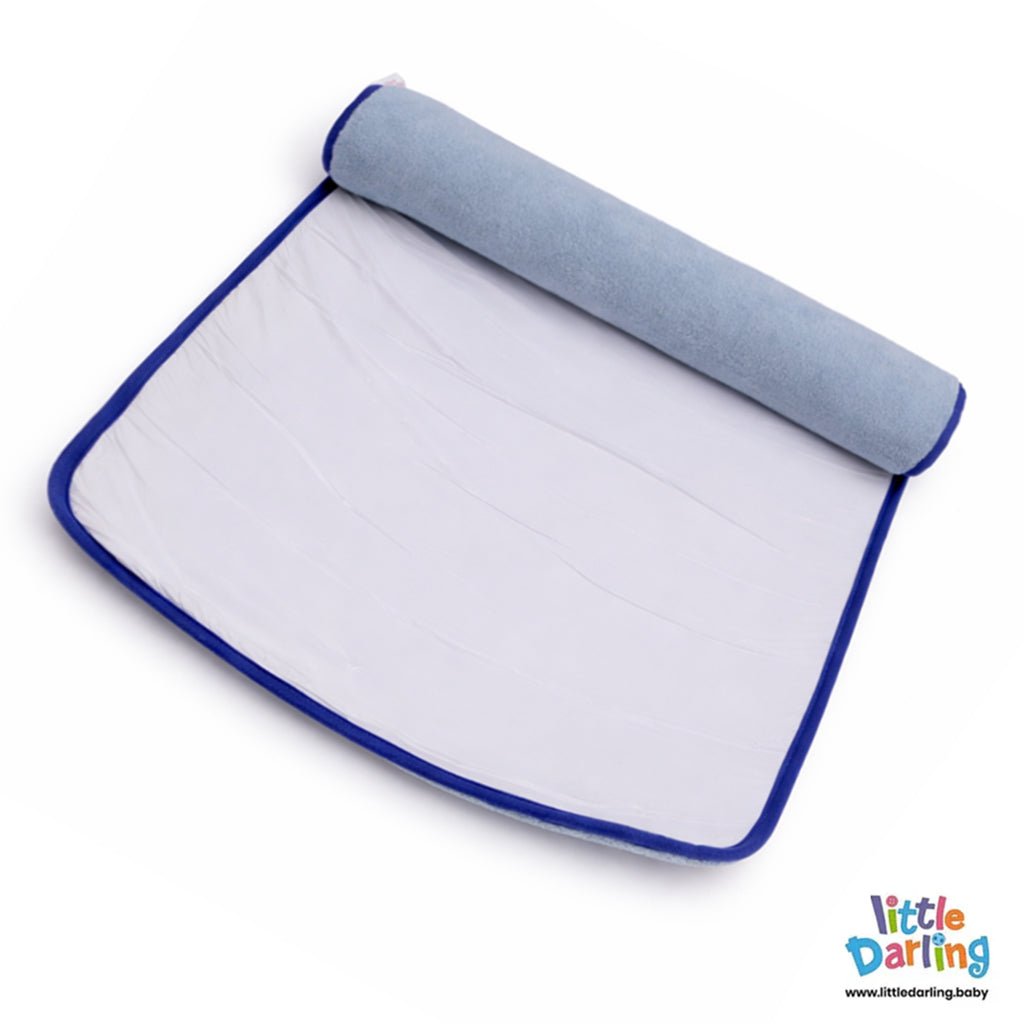Baby Changing Sheet Waterproof Sky Blue Color by Little Darling
