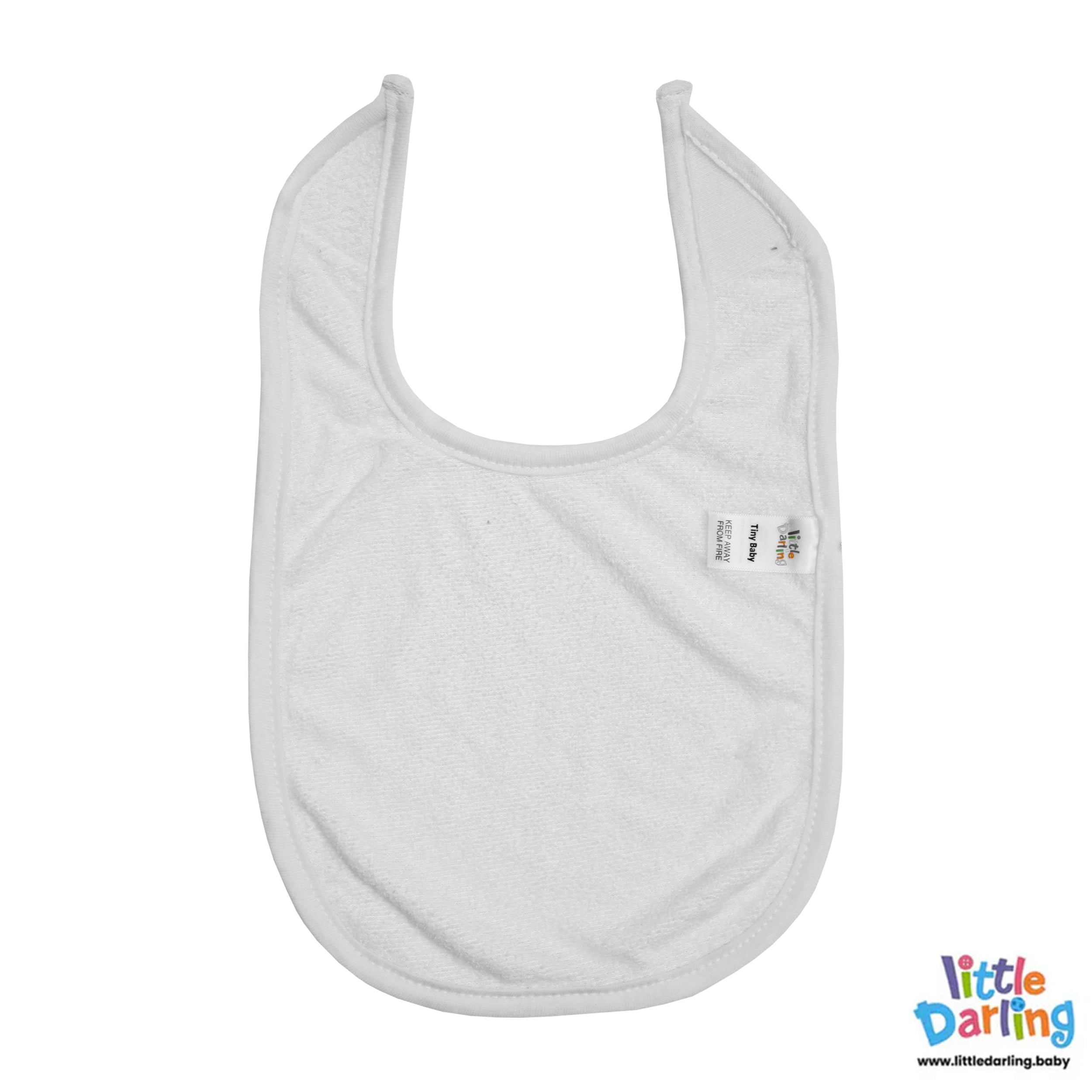 Baby Bibs Plain Colors Pack of 3 by Little Darling