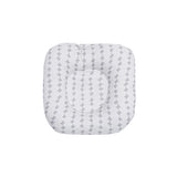 Baby Head Shaping Pillow White Grey Cross Print | Little Darling