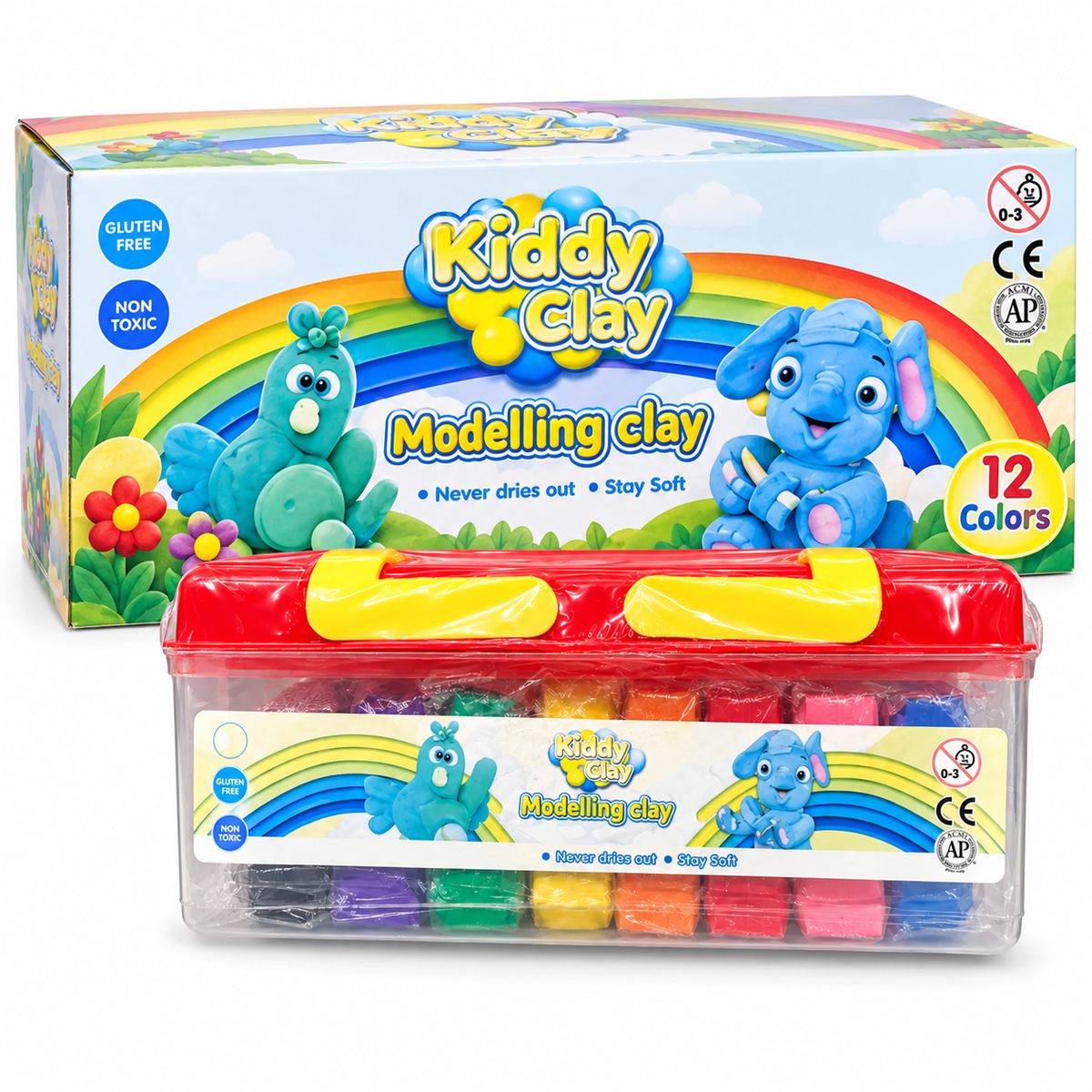 Kiddy Modelling Clay Set High Quality for Kids