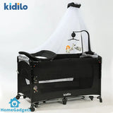 Baby Travel Cot Black Color | Kidilo