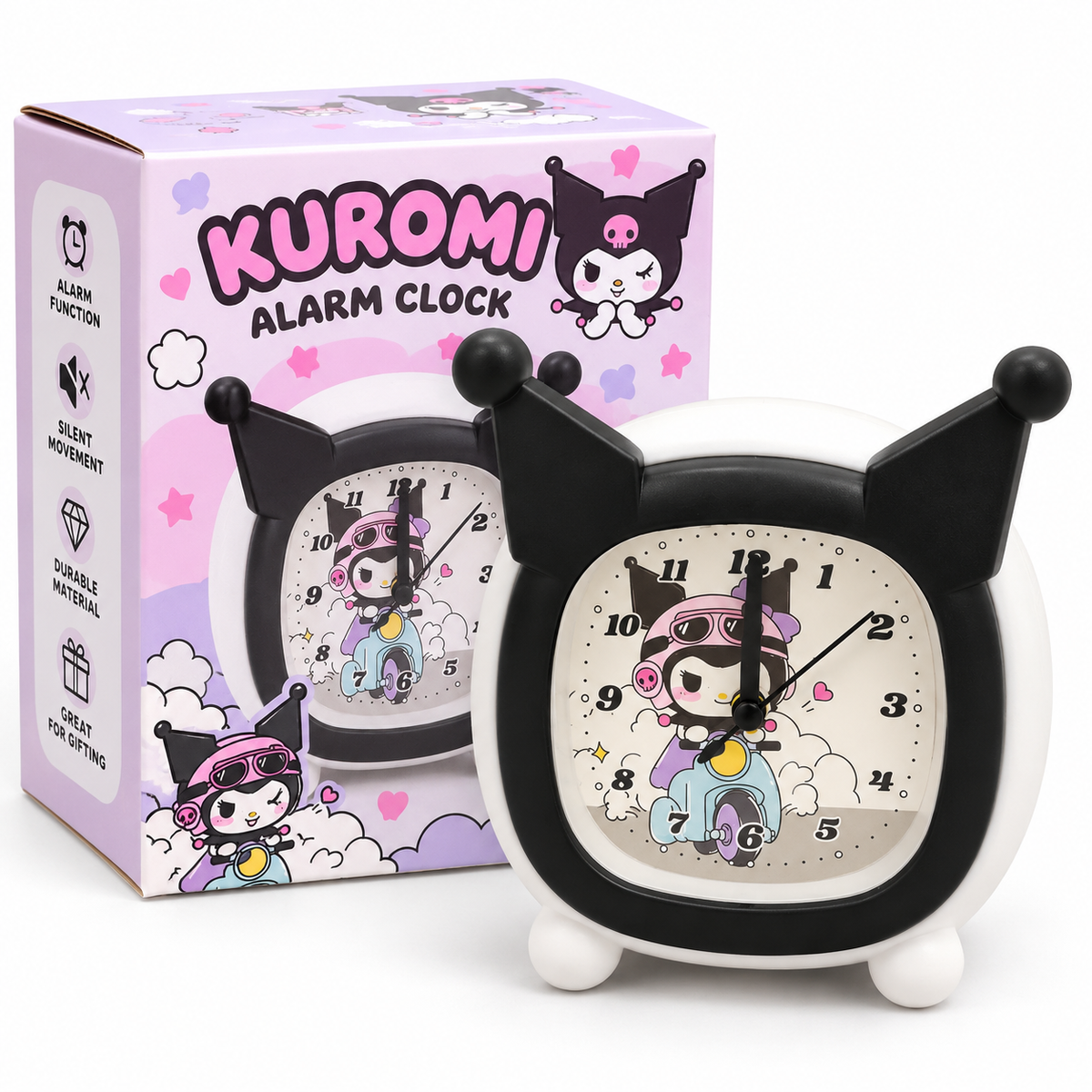 Kuromi Kids Alarm Clock Educational Learning Toy