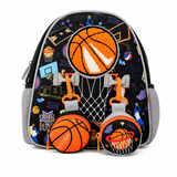 Kids Basketball School Backpack Black