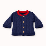 4 Pcs Knitted Gift Set Navy Blue | Little Darling