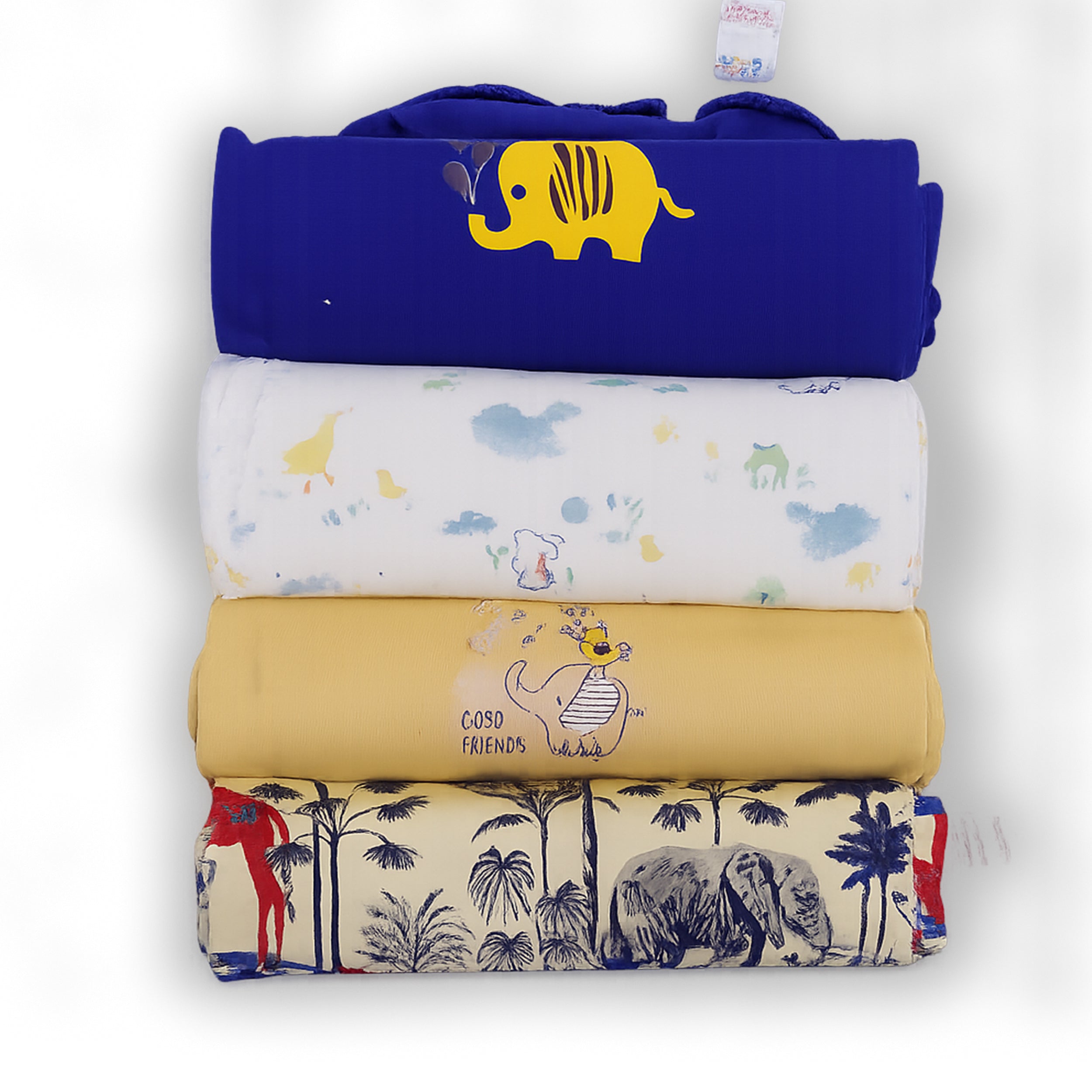 Baby Receiving Blankets Pack of 4 by Little Darling