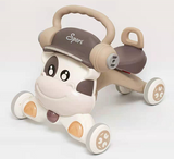 Kids Ride-On Animal Car – Cute Cow Design with Backrest & Handle